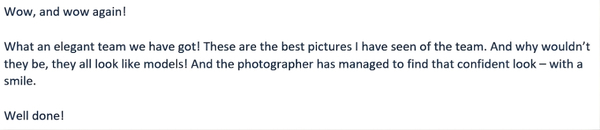 5-star client review for Mediajos Productions